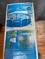 Intex zwembad 457x107, Ophalen, Minder dan 80 cm, Zo goed als nieuw, 200 tot 400 cm