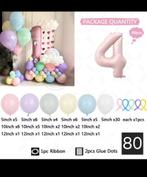 Pastel ballonnen, Hobby en Vrije tijd, Feestartikelen, Ophalen, Nieuw, Versiering, Verjaardag