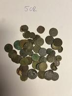 Bodemvondsten NL lot oude munten (lot 502), Antiek en Kunst, Antiek | Koper en Brons, Verzenden, Brons