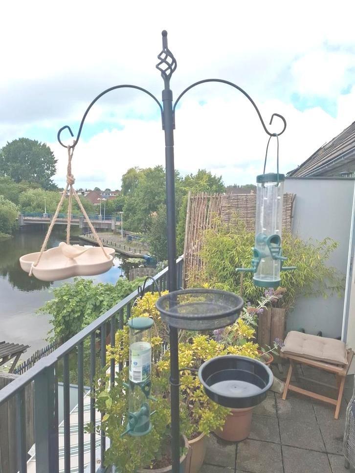 Koopje - Vogel voederstation - met extra's 185cm hoog, Dieren en Toebehoren, Vogels | Toebehoren, Gebruikt, Overige typen, Ophalen of Verzenden