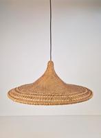 Vintage Rotan Trompet Hanglamp bamboo heksenhoed Japandi “60, Huis en Inrichting, Overige materialen, N, Ophalen of Verzenden