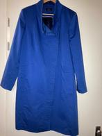 Zgan mantel Mart Visser kobalt katoenmix 46 was 259,=, Kleding | Dames, Jassen | Winter, Maat 46/48 (XL) of groter, Ophalen of Verzenden