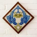 Jugendstil tegel 20x20cm, Ophalen of Verzenden