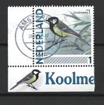 Gestempeld Nederland  koolmees  hoekzegel, Ophalen of Verzenden, Na 1940, Gestempeld