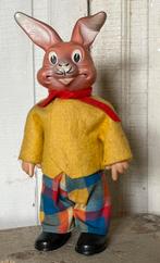 Brocante oude Vintage Haas opwinden met sleutel, Antiek en Kunst, Curiosa en Brocante, Ophalen of Verzenden