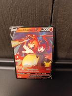 Lance's Charizard V - Pokémonkaart klein, Ophalen of Verzenden, Zo goed als nieuw, Losse kaart, Foil