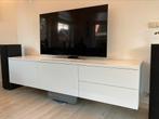 Design tv-meubel hoogglans wit, zwevend, Ophalen, Overige materialen, Zo goed als nieuw, 200 cm of meer