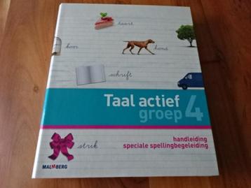 Taal Actief groep 4 Handleiding speciale spellingbegeleiding beschikbaar voor biedingen