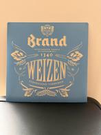 Brand Weizen Reclamebord, Ophalen of Verzenden, Gebruikt, Reclamebord