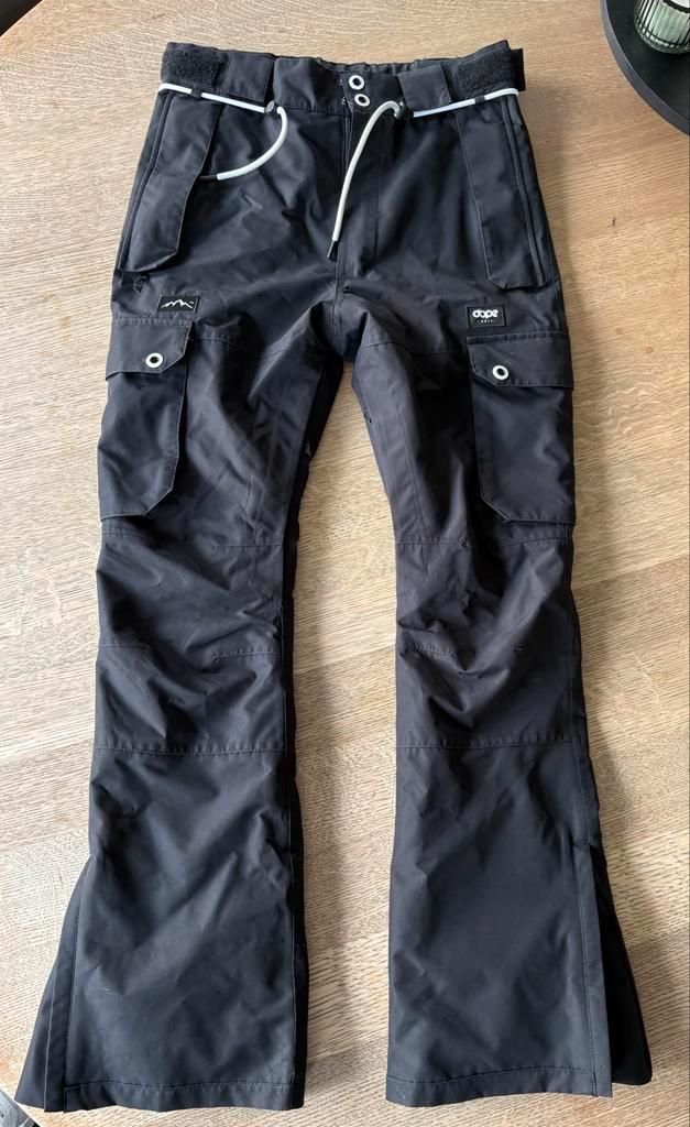 Dope snow Iconic Skibroek Zwart XXS, Kleding | Dames, Wintersportkleding, Zo goed als nieuw, Broek, Maat 34 (XS) of kleiner, Ophalen of Verzenden