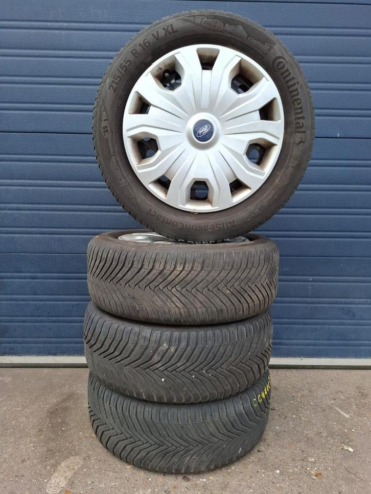 Ford Transit Connect velgen 205-60-16 5x108 - Set 20.24, Auto-onderdelen, Banden en Velgen, Banden en Velgen, All Season, 16 inch