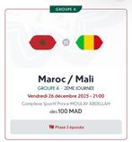 Cat 1 Marokko vs mali, Eén persoon, Cadeaubon