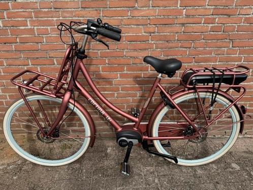 🏆Cortina E-u4 D57 fashion rose matt, op en top fiets! 🏆, Fietsen en Brommers, Elektrische fietsen, Zo goed als nieuw, Cortina