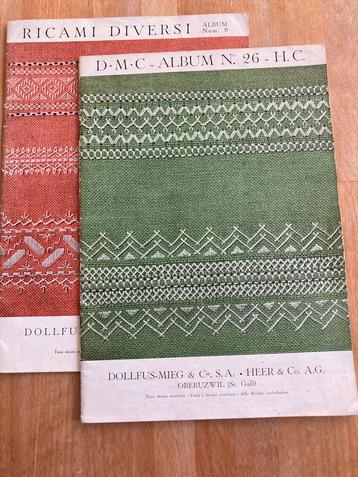 DMC borduurboekjes uit 60er jaren beschikbaar voor biedingen