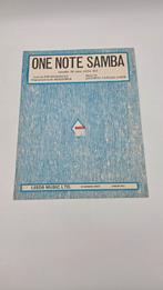One Note Samba Bladmuziek - Antonio Carlos Jobim, Muziek en Instrumenten, Ophalen of Verzenden