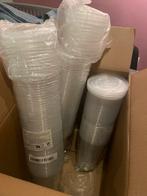 150 plastic bekers + deksel, voor ijskoffie of koude dranken, Overige materialen, Overige typen, Nieuw, Ophalen of Verzenden