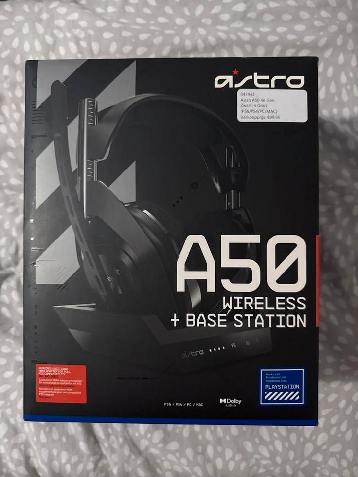 Astro A50 Wireless + Basestation - Gaming Headset, Spelcomputers en Games, Spelcomputers | Overige Accessoires, Gebruikt, Ophalen