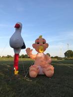 Opblaasbare Ooievaar, Opblaasbare Baby, Geboorte, Oldenzaal, Ophalen, Zo goed als nieuw, Geboorte of Huwelijk