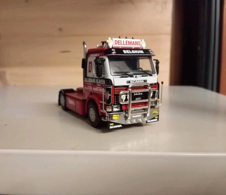 Scania 143 Dellemans Vlayen WSI, Hobby en Vrije tijd, Modelauto's | 1:50, Nieuw, Bus of Vrachtwagen, Wsi, Ophalen of Verzenden
