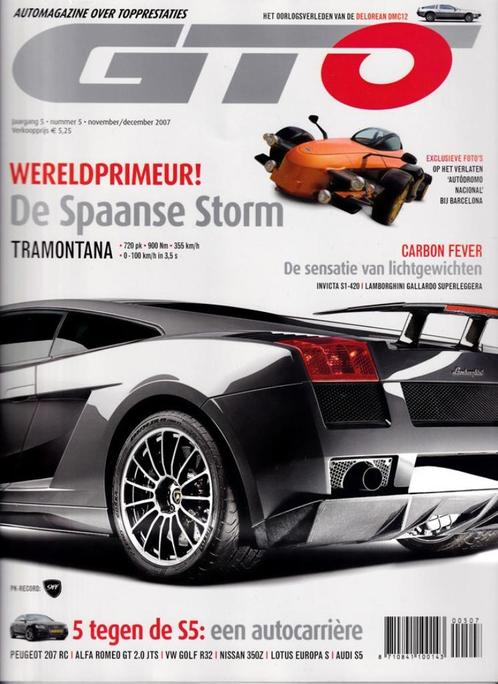 GTO 5 2007 : Peugeot 207RC - Alfa Romeo GT - VW Golf R32, Boeken, Auto's | Folders en Tijdschriften, Gelezen, Algemeen, Ophalen of Verzenden