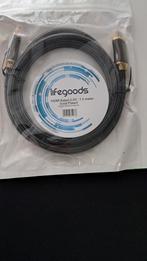 2x Lifegoods HDMI 2.0V Gold Plated kabel 1.5m (NIEUW), Ophalen of Verzenden, Nieuw, 2 tot 5 meter, HDMI-kabel