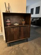 Donker Eiken Dressoir / kast - 85x100x45 cm, Huis en Inrichting, Kasten | Buffetkasten, Ophalen, 100 tot 150 cm, Eikenhout, 50 tot 100 cm