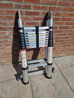 Aldorr telescopische vouwladder, Doe-het-zelf en Verbouw, Ladders en Trappen, Ophalen, Zo goed als nieuw, 2 tot 4 meter