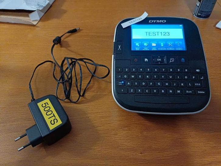 Dymo LabelManager 500TS Labelprinter, Computers en Software, Labelprinters, Gebruikt, Qwerty, Etiket, Tape-label, Ophalen of Verzenden