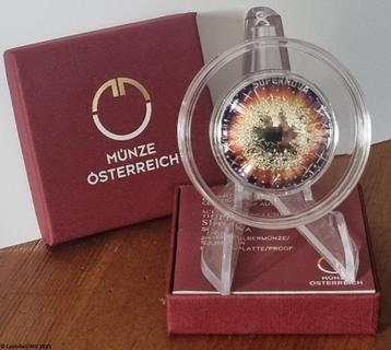 OOSTENRIJK 20 EURO 2024 "SUPERNOVA", PROOF IN LUXE CASSETTE  beschikbaar voor biedingen