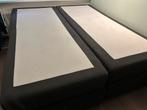 Tweepersoons verstelbaar bed boxspring met afstandsbediening, Ophalen, Zwart, Tweepersoons, 180 cm