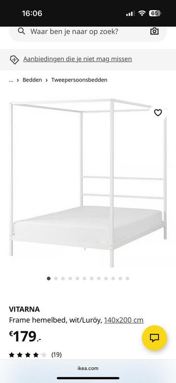 Ikea bed Vitarna 140x200 - afbeelding 5