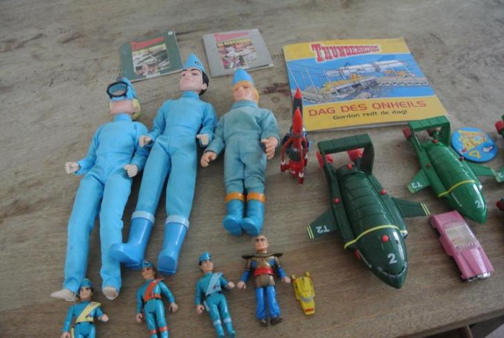 Thunderbirds Matchbox  Poppen Vliegtuigen , boekjes ect., Verzamelen, Speelgoed, Gebruikt, Ophalen of Verzenden