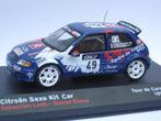 Citroen Saxo Kitcar Tour de Corse '99 Loeb Elena Altaya 1:43, Ophalen of Verzenden, Nieuw, Auto, Overige merken
