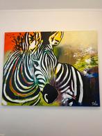 Zebra painting, Antiek en Kunst, Ophalen