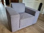 grijze fauteuil, Huis en Inrichting, Banken | Sofa's en Chaises Longues, Ophalen, Gebruikt, Eenpersoons, 75 tot 100 cm