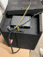 Alpine swe-815 actieve 8 inch subwoofer, Auto diversen, Autospeakers, Ophalen, Gebruikt