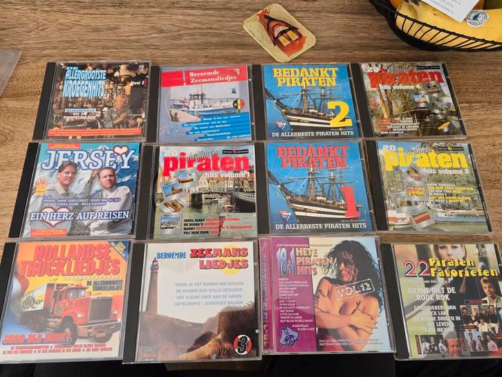 Piraten Hits & Zeemansliedjes - 12 CD's Boxset, Cd's en Dvd's, Cd's | Overige Cd's, Gebruikt, Boxset, Ophalen of Verzenden