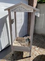 vogelkooi, Ophalen, Gebruikt, Hout, Vogelkooi