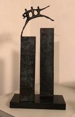 Corry Ammerlaan- Bronzen sculptuur van 3x figuren, Antiek en Kunst, Kunst | Beelden en Houtsnijwerken, Ophalen of Verzenden