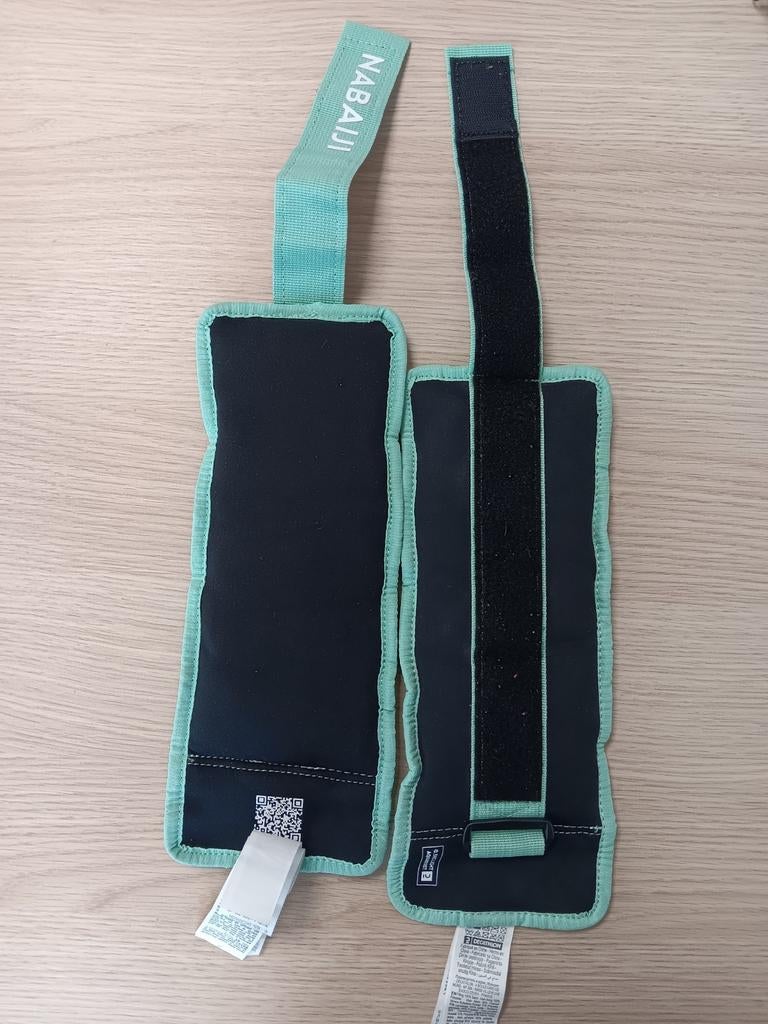 NABAJI Enkelgewichten 2 x 0.5 kg - Nieuwstaat, Sport en Fitness, Fitnessmaterialen, Ophalen, Zo goed als nieuw, Benen, Halterschijven