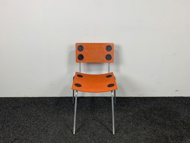 Designstoel Lande Bubbles 24446, Huis en Inrichting, Stoelen, Gebruikt, Eén, Hout, Ophalen
