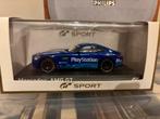 Mercedes GT AMG playstation 4 in box 1:43, Ophalen of Verzenden, Zo goed als nieuw, Auto, Overige merken