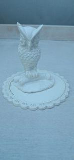 Vintage Witte Uil Decoratie, Huis en Inrichting, Ophalen of Verzenden