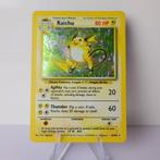 Pokémon kaart Raichu Base Set Holo 14/102, Ophalen of Verzenden, Zo goed als nieuw, Losse kaart, Foil