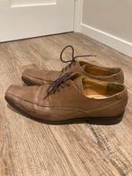 Lederen Herenschoenen maat 44, Ophalen, Bruin, Gedragen, Veterschoenen