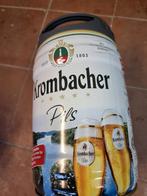 Leeg Krombacher Pils biervat 5L, Verzenden, Gebruikt, Overige merken