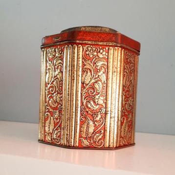 F. Lieftinck Groningen, antiek tabaksblik  beschikbaar voor biedingen