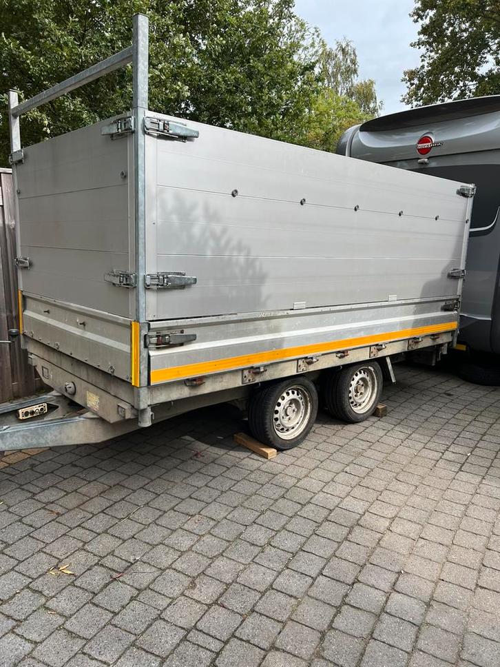 HAPERT 3 ZIJDIGE ELECTRISCHE KIEPER KIPPER, Auto diversen, Aanhangers en Bagagewagens, Zo goed als nieuw, Ophalen