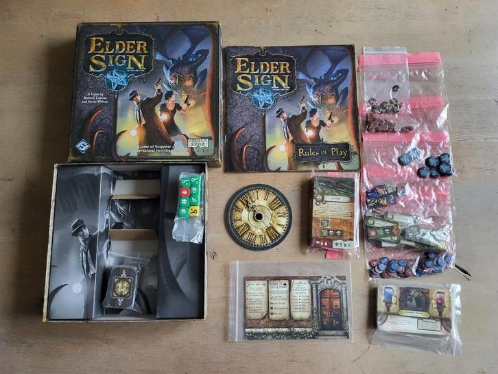 spel Elder sign zgan! Revised printing, Hobby en Vrije tijd, Gezelschapsspellen | Bordspellen, Zo goed als nieuw, Ophalen of Verzenden
