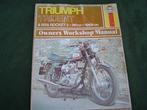 Triumph Trident BSA Rocket 3 750 1969 onwards werkplaatsboek, Ophalen of Verzenden, Triumph